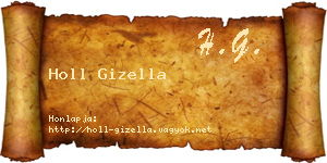Holl Gizella névjegykártya
